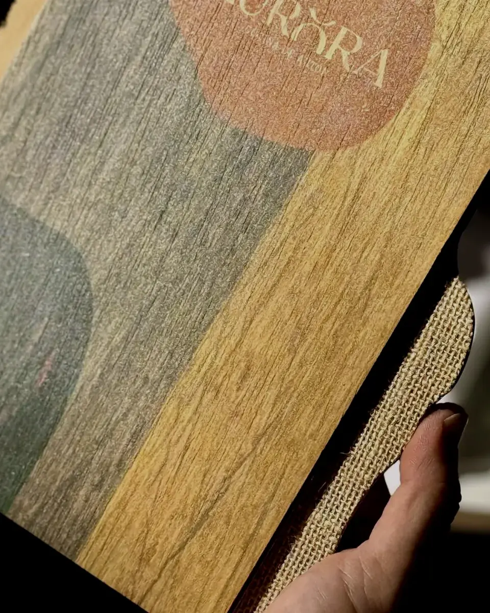El degradado de color, de cerca