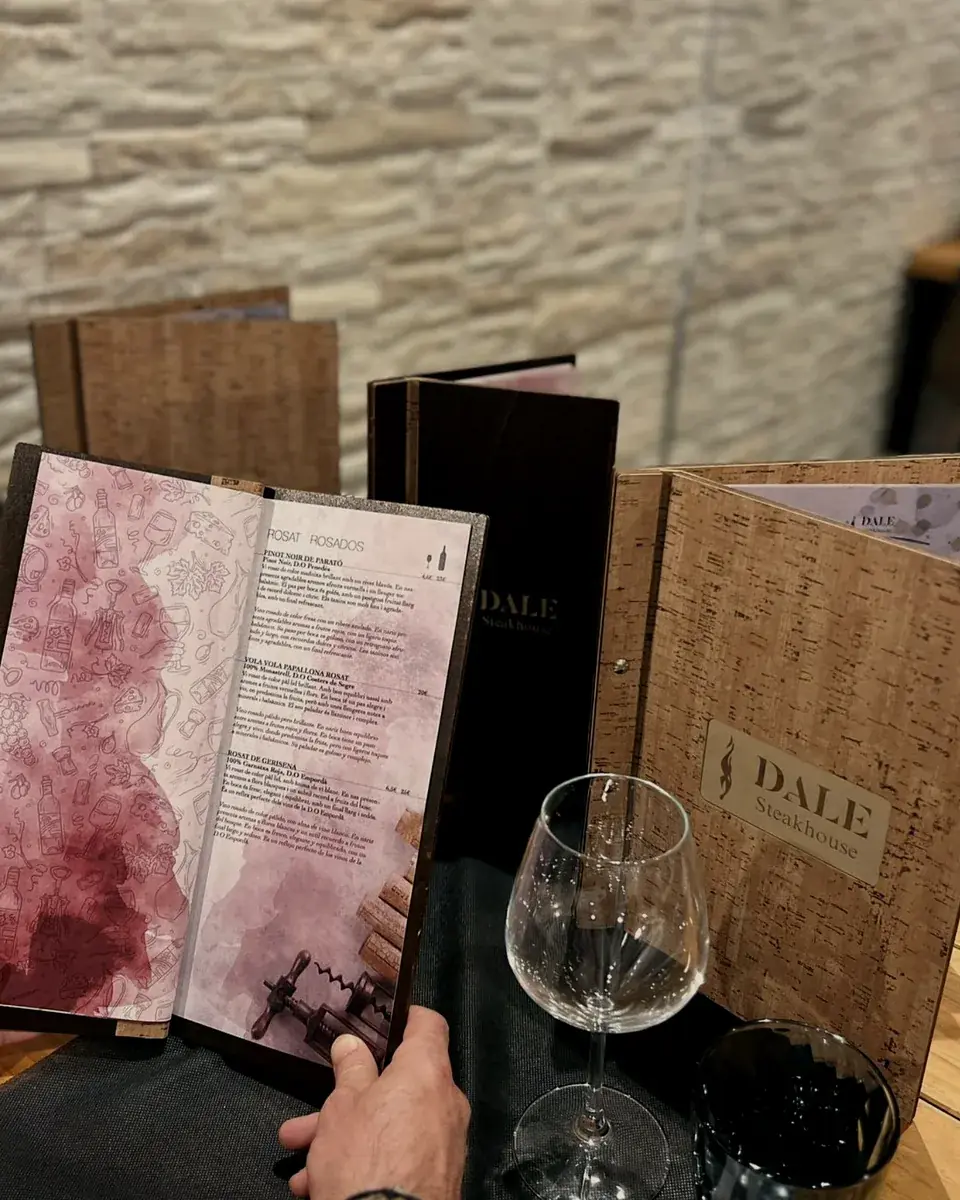 La carta de vinos, ilustrada